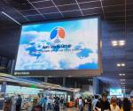 SMD P6 P8 Outdoor Advertising LED Display Screen Double Pillar Type 40x20 Dots
