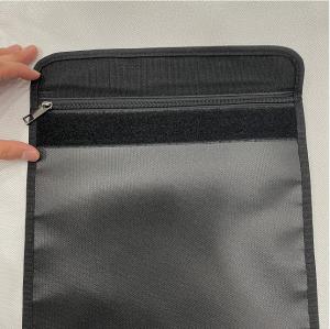 China Colored Silicone Coated Fireproof File Bag Storage For Documents, Passport on sale