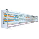 Open chiller showcase, drink open refrigerator