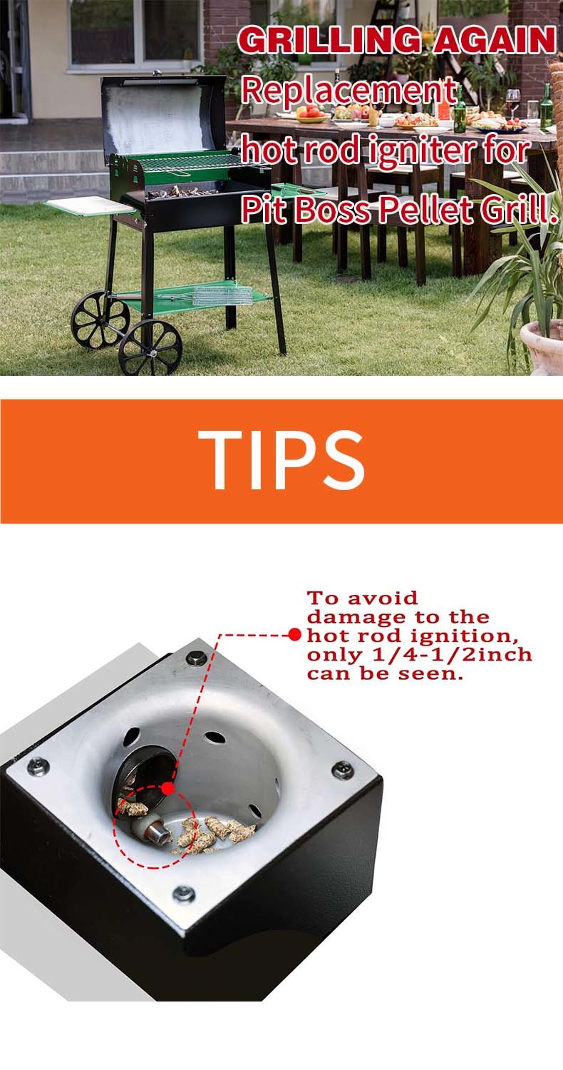 Portable Igniter for Lil′ Tex Elite Electric BBQ Grill SH001g 50W-10kw Voltage 12-380V