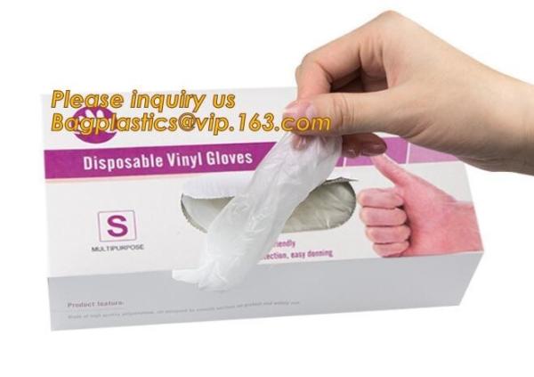Medical Supplies Disposable Examination Glove, Latex PVC CPE PE NBR Nitrile Hand