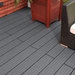 Outdoor Flooring WPC Decking for Exterior Decoration Garden Decking Balcony