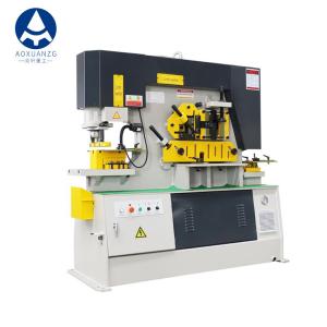 Wholesale 65T Industrial Hydraulic Ironworker Machine For 16mm Steel Plate from china suppliers