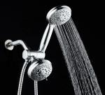 Combo shower heads 3 way 2 in 1 shower head full chrome high pressure 5