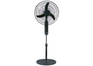 Wholesale Black 400mm Electric Pedestal Fans With 3 Pin Plug For Home / Office from china suppliers