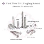 100% Inspection Stainless Steel 304 Self-Tapping Screws for Custom Customization