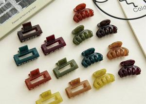 Wholesale Jelly color acrylic girls trumpet clip accessories temperament fringe clip shark clip hair clip female hair clip from china suppliers