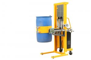 China Multi-functional Forklift Drum Lifter , Manual Rotating Oil Drum Lifter on sale