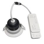 Anti Glare Outdoor Smart LED Downlights UGR TUYA System 7 Watt COB For Hotel