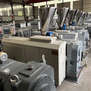 Wholesale High Efficiency Plastic Pipe Extrusion Machine Dual Screw Extruder from china suppliers