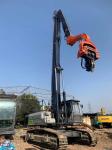 Q355B Material 47-52T Excavator Pile Driver Attachment For SANY CAT HITACHI