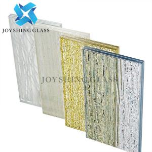 China Custom Laminated Wired Glass Pattern Wall Art Decoration Glass on sale