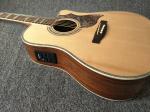 Factory customization Solid Spruce Top Mt D45c Cutaway Electric Acoustic Guitar