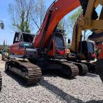 Used Doosan Digger DX225 Secondhand 22.5ton Medium Type Crawler Excavator