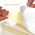 40/50/60GSM Yellow Sticker Silicone Coated Self Adhesive Release Glassine Paper