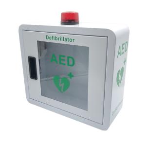 Wholesale Wall Mounted Defibrillator Cabinet , Customizable Metal AED Mounting Box from china suppliers