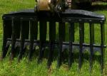 Excavator rake 22-30 ton for sale,the excavator rake can loosen soil and rake