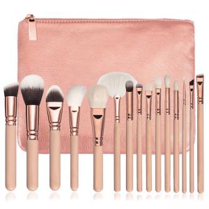 Wholesale 15pcs Synthetic Makeup Brushes Set , OEM Foundation Makeup Brush Set from china suppliers