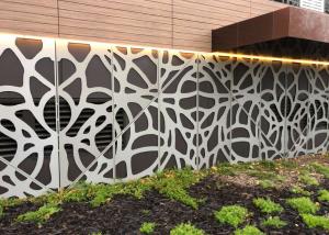 China Customized SGCC Laser Cut Decorative Metal Panels Outdoor 10mm on sale