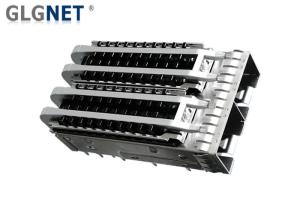 Wholesale Light Pipes Heat Sink Ganged SFP Cage 1 x 2 Ports 2.05 Mm Press Fit Pin from china suppliers