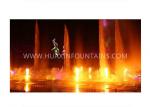 Decorative Programmable Fire And Water Fountains Outdoor For Commerce Square
