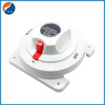 White Marine Boat Battery Switch , Marine Dual Battery Selector Switch For RV