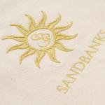 Natural Color SGS Silk Printing Zipper Cotton Canvas Bag