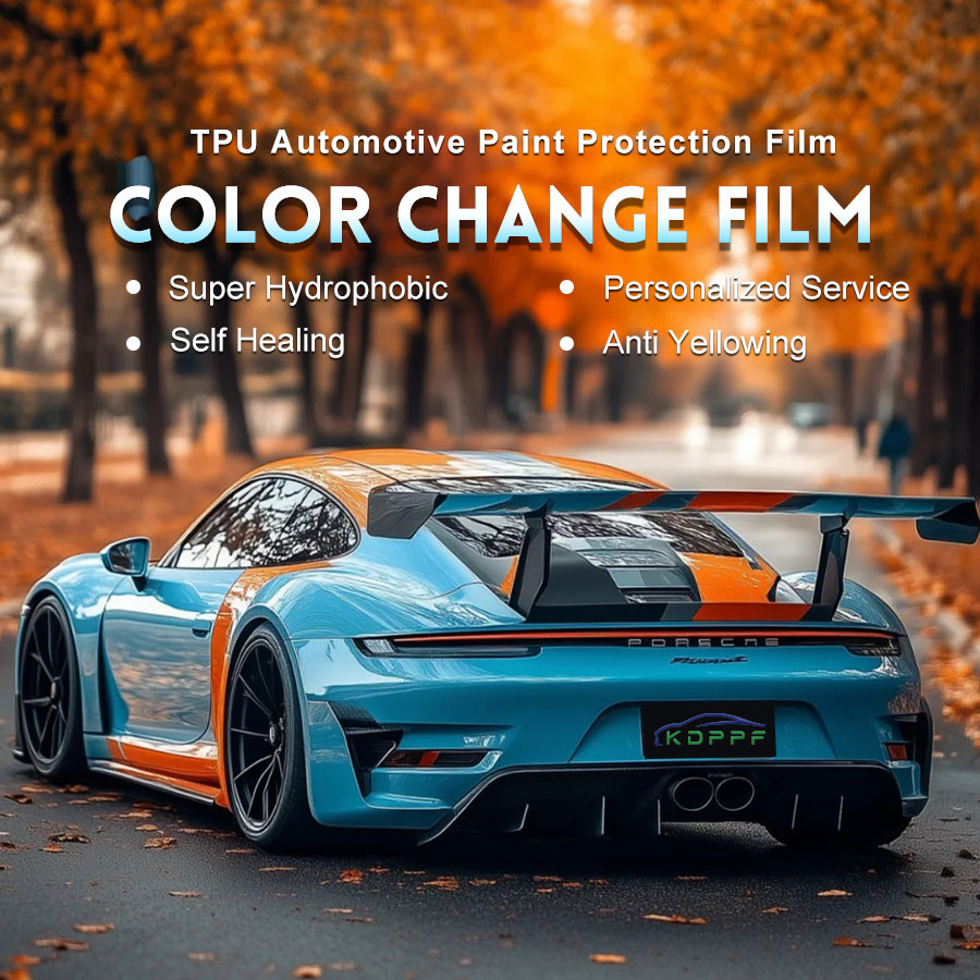 Glossy TPU Car Wrap for Car Body Protection Anti Stain Hydrophobicity Heat Repair Color PPF Vinyl Wrap Film