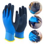 13 Gauge Dual Latex Coated Gloves Waterproof Abrasion Resistant For Tough Tasks