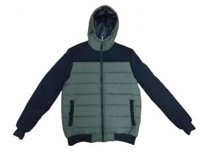 China Mens Washed Cotton Padded Jacket Green Mens Winter Coats Outerwear on sale