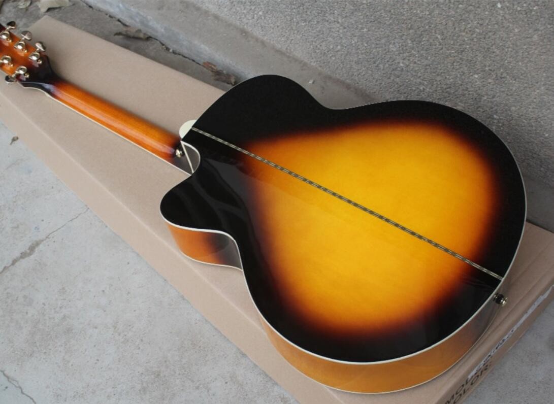 2018 New CUSTOM GB H-Bird acoustic guitar Jumbo G200 body H-Bird electric acoustic guitar