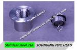 STAINLESS STEEL 316L SOUNDING PIPE HEAD A50 CB/T3778-1999 FOR MARINE STEEL DECK