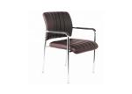 Metal Frame Fabric 79CM Office Visitor Chair / Training Staff Modern Office
