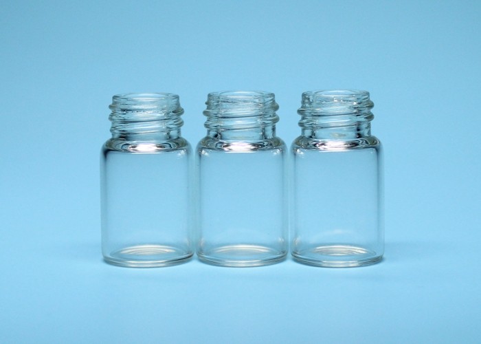 2ml 3ml Transparent or Brown Borosilicate Glass Threaded Bottle