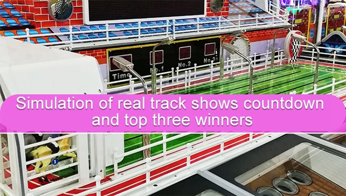 National Horse Racing Carnival Booth Machine 5 Players Sports Game Machine
