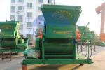 Building Mobile Concrete Mixer Truck, Green Mini Electrical JS1000 Concrete