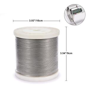 Wholesale BS Standard 1/8&quot; 3.2mm T316 Stainless Steel Cable with 7x7 Strand Core Cutter and Gloves from china suppliers