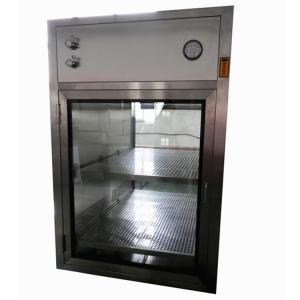 Wholesale Electronic Interlocking Air Shower Pass Box / Pharmaceutical Cleanroom HEPA Filtered Pass Through from china suppliers