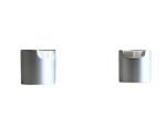 Forsted Silver Cosmetic Bottle Caps BPA Free Food Safe Harmless