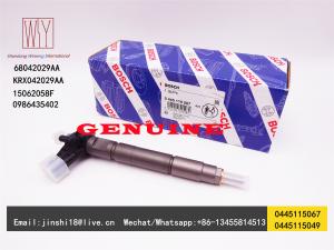 China Bosch Genuine Piezo Fuel Injector 0445115067 0445115049 0986435402 for Chrysler Dodge Jeep 68042029AA 15062058F KRX04202 on sale