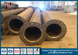 Wholesale Hot Dip Galvanized Gr.50 Gr.65 Electrical Power Poles Round / Tubular / Tapered from china suppliers