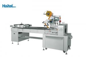 China High Speed Horizontal Flow Wrap Machine , Large Screen Candy Pillow Pack Machine on sale