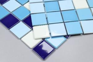 Wholesale Classic Style Square Glazed Porcelain Glow In The Dark Tiles For Swimming Pools from china suppliers