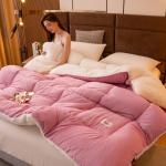 Healthy Sleep Support Quilt Elegant Comfort Softest Coziest Heavy Weight Sherpa