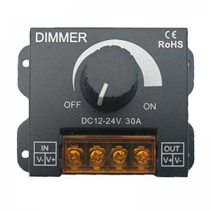 Wholesale 30A 12V LED Dimmer Switch Stepless Brightness Adjustment For LED Single Color from china suppliers