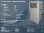 Fully automatic Fountain Solution Water cleaning System FFP-500A,filtration for
