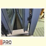 Commercial System Tempered Glass Aluminum Bifold Windows For Living Room lowes