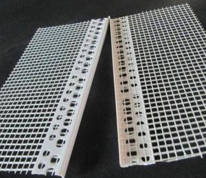 Wholesale White color PVC corner bead with high quality fiberglass net used for wall corner from china suppliers