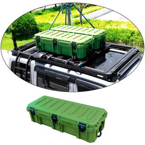 Wholesale 110L 116QT Stainless Steel Heavy Duty Roof Box Storage Tool Box with Expansion Bracket from china suppliers