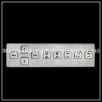 Industrial Kiosk Keypad , Stainless Steel Automatic Gate Keypad Mirror Polished